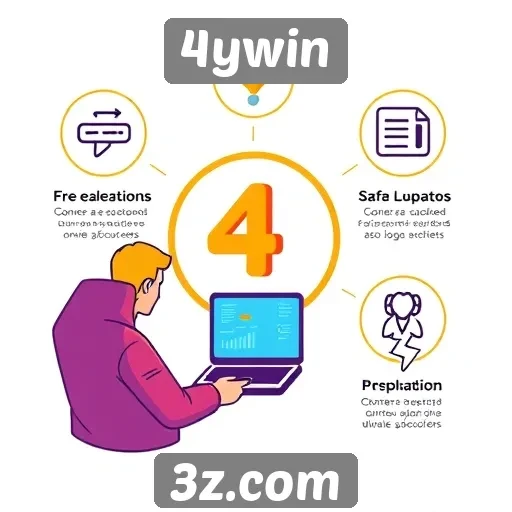 Recursos de suporte ao cliente no site 4ywin