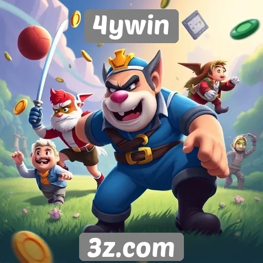 Variedade de jogos disponíveis no 4ywin